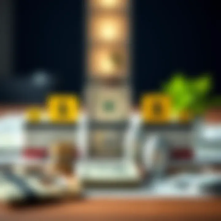 Visual representation of different loan types