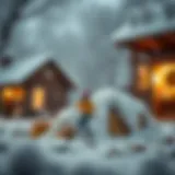 Visual representation of the snowball effect in investments