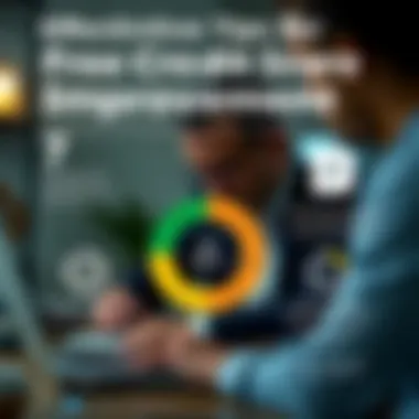 Effective Tips for Credit Score Improvement Infographic offering tips for improving credit scores effectively