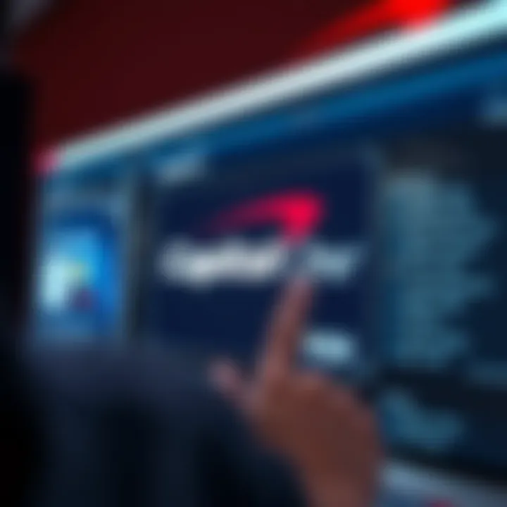 Digital Banking Features of Capital One An illustration of digital banking features provided by Capital One.