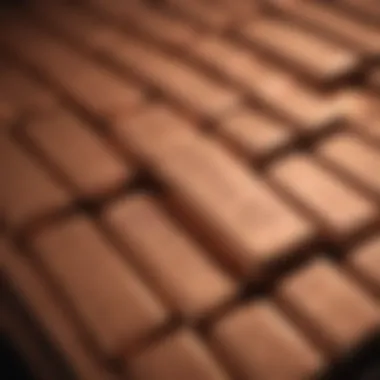 Copper bullion bars stacked elegantly showcasing their quality and value