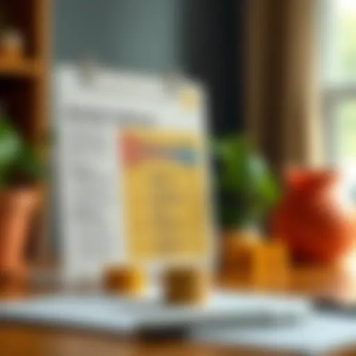 Visual representation of credit score factors