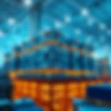 Conceptual illustration of data warehousing architecture