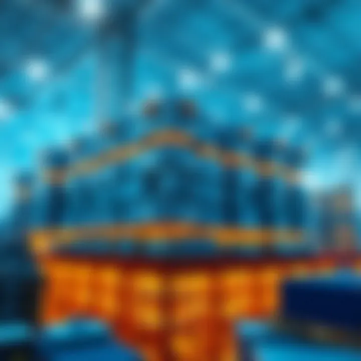 Conceptual illustration of data warehousing architecture