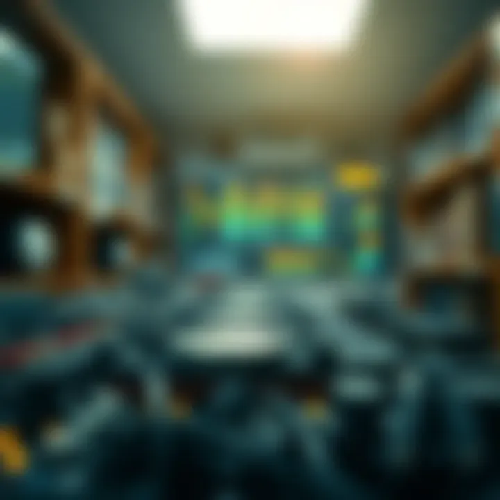 Visual representation of educational data management