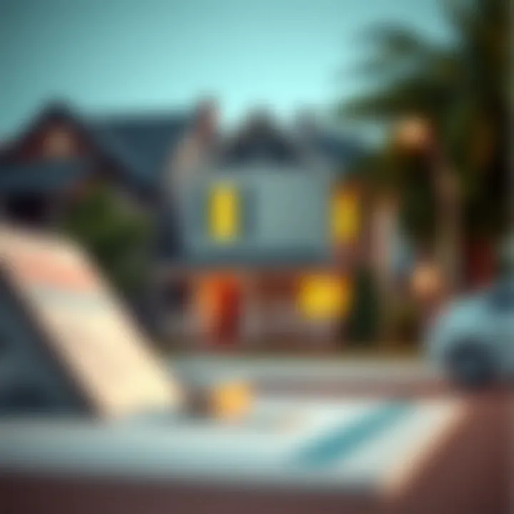 Conceptual representation of financing options and rental income impact