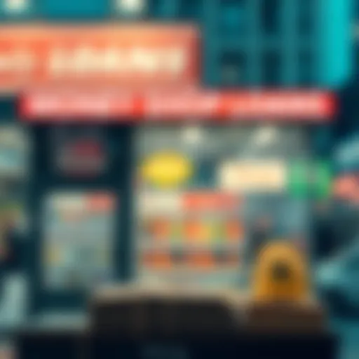 Detailed infographic illustrating the features of money shop loans