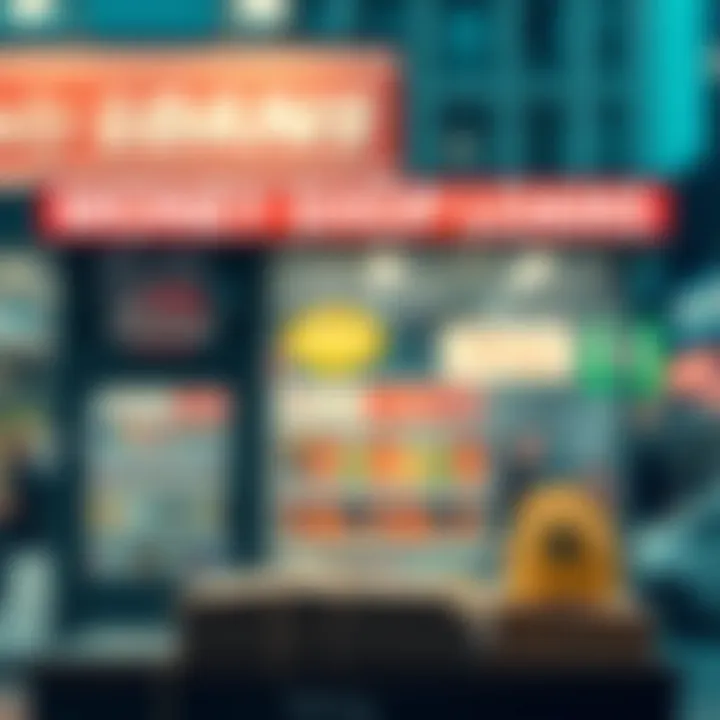 Detailed infographic illustrating the features of money shop loans