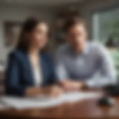 Effective Tax Planning Strategies for Self-Employment Illustration of a financial planner and self-employed individual strategizing