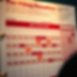 Tax filing deadline calendar