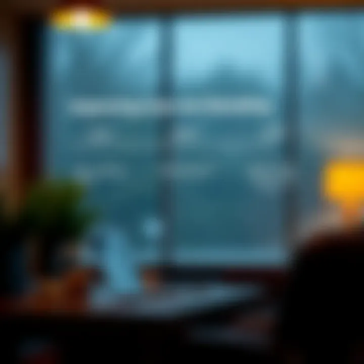 Illustration outlining steps to improve credit standing.