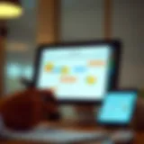 Calendar with payment reminders