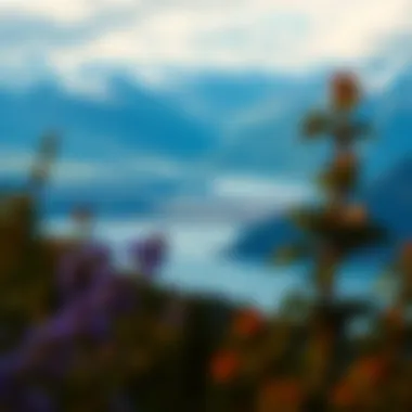 Scenic Beauty of Alaska Airlines Travel Scenic view of Alaska Airlines destination