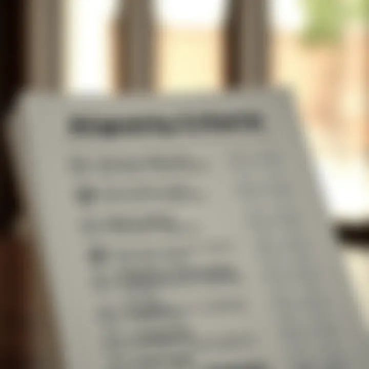 Eligibility criteria checklist