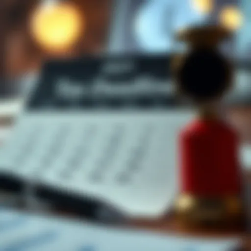 Tax deadline calendar