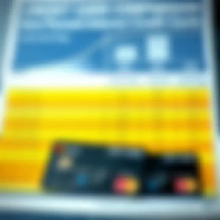 Comparison chart of various zero percent interest credit cards